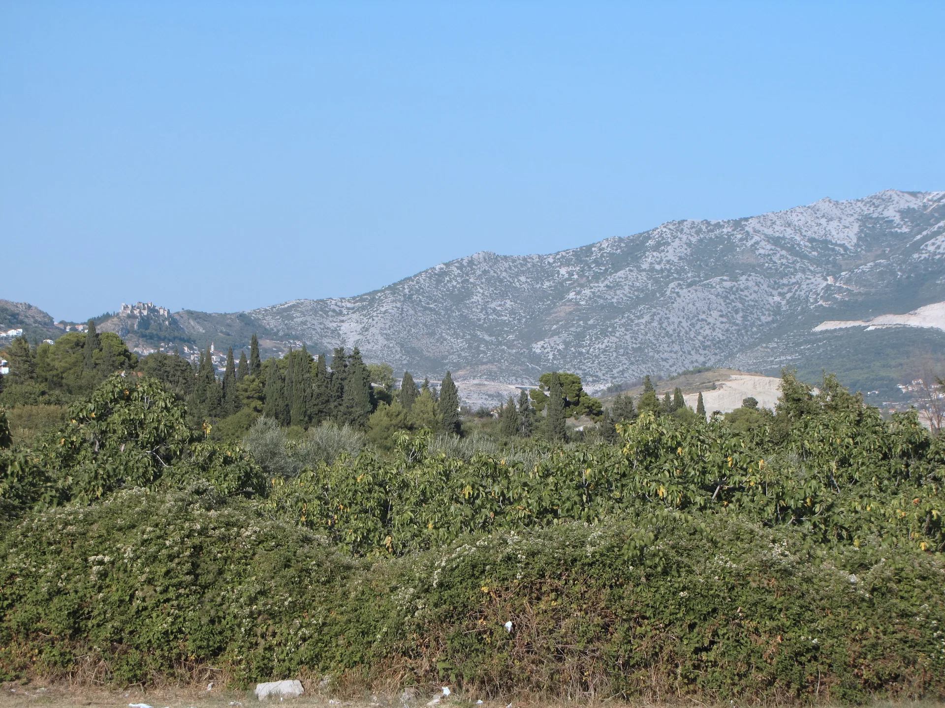 The Roman archaeological site of Salona near Split, Croatia